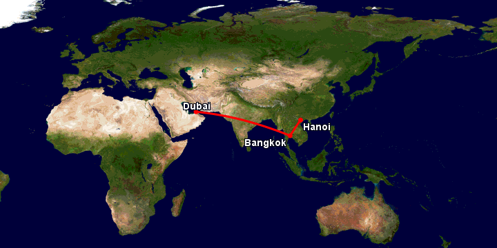 Thời gian bay từ Việt Nam sang Dubai bao lâu